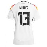Germany Thomas Muller #13 Replica Home Shirt Ladies Euro 2024 Short Sleeve